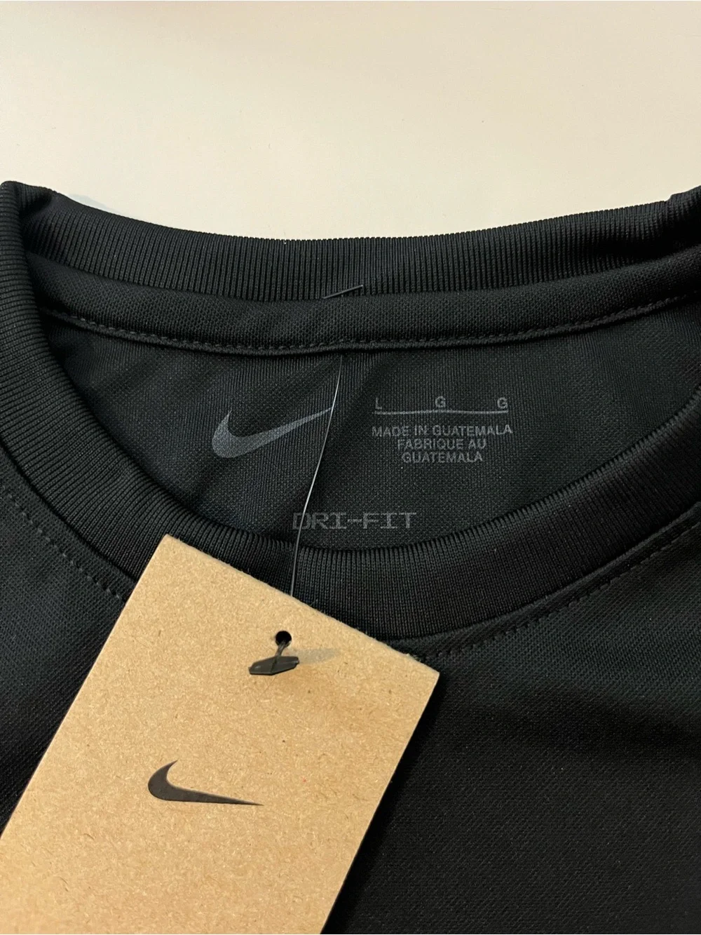 Nike Black Dri-FIT Kids Tee